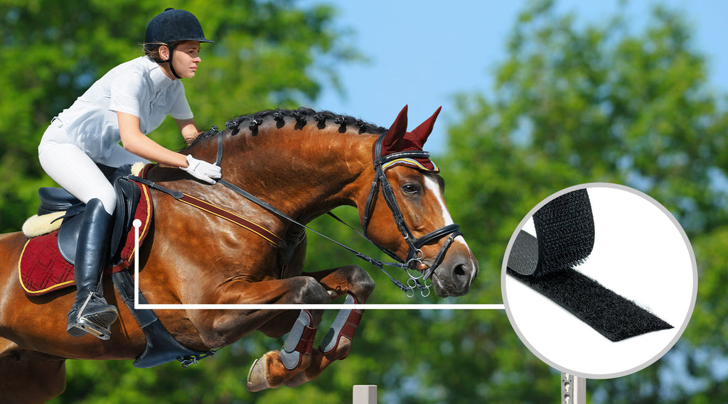 Using hook & loop in equestrian products