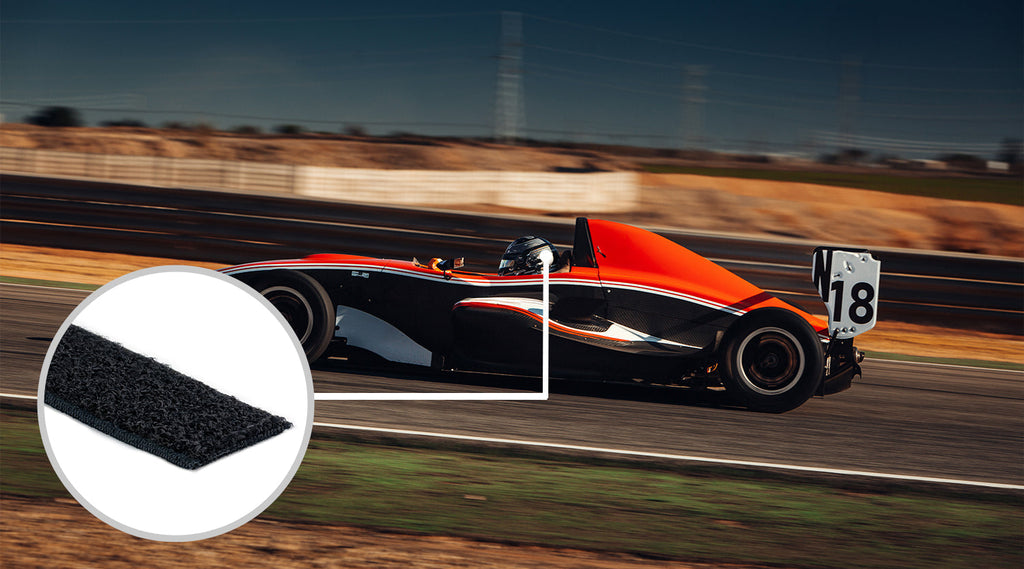 Elastic Hook & Loop in Racing Helmets