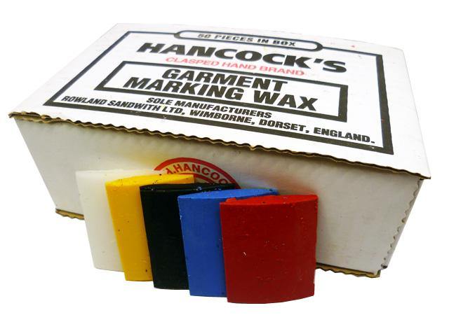 Hancocks Garment Marking Wax - Box of 50