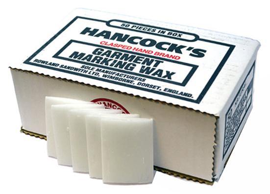 Hancocks Garment Marking Wax - Box of 50