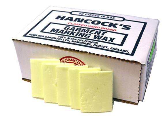 Hancocks Garment Marking Wax - Box of 50