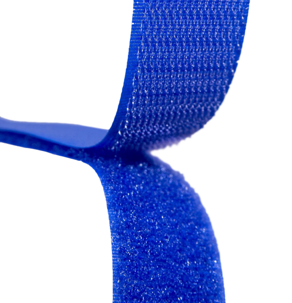 Blue Sew Hook and Loop